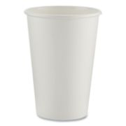 Picture of Dixie® Paper Cups, Hot, 16 oz, White, 1000/Carton