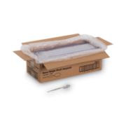 Picture of Dixie® Plastic Cutlery, Heavyweight Teaspoon, Crystal Clear, 6", 1000/Carton