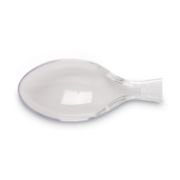 Picture of Dixie® Plastic Cutlery, Heavyweight Teaspoon, Crystal Clear, 6", 1000/Carton