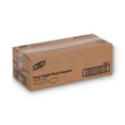 Picture of Dixie® Plastic Cutlery, Heavyweight Teaspoon, Crystal Clear, 6", 1000/Carton