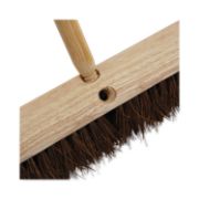 Picture of Boardwalk® Heavy-Duty Threaded End Lacquered Hardwood Broom Handle, 1 1/8" Dia. x 60 Long