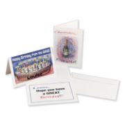 Picture of Avery® Half-Fold Greeting Cards, Inkjet, 5 1/2 x 8 1/2, Matte White, 30/Box w/Envelopes