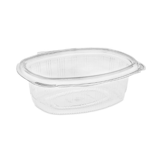 Picture of EARTHCHOICE PET HINGED LID DELI CONTAINER, 24 OZ, 7.38 X 5.88 X 2.38, CLEAR, 280