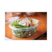 Picture of EARTHCHOICE PET HINGED LID DELI CONTAINER, 48 OZ, 8.88 X 7.25 X 2.94, CLEAR, 190