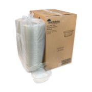 Picture of EARTHCHOICE PET HINGED LID DELI CONTAINER, 48 OZ, 8.88 X 7.25 X 2.94, CLEAR, 190