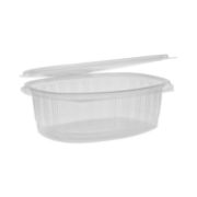 Picture of EARTHCHOICE PET HINGED LID DELI CONTAINER, 48 OZ, 8.88 X 7.25 X 2.94, CLEAR, 190