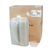 Picture of EARTHCHOICE RECYCLED PET SQUARE BASE SALAD CONTAINERS, 5 X 5 X 1.63, 12 OZ, CLEA