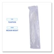 Picture of Boardwalk® Heavyweight Polystyrene Cutlery, Teaspoon, White, 1000/Carton