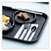 Picture of Boardwalk® Heavyweight Wrapped Polystyrene Cutlery, Knife, Black, 1000/Carton