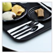 Picture of Boardwalk® Heavyweight Wrapped Polystyrene Cutlery, Knife, Black, 1000/Carton