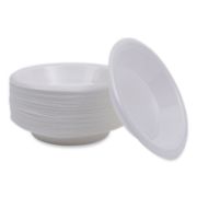 Picture of Boardwalk® Hi-Impact Plastic Dinnerware, Bowl, 10-12 oz, White, 1000/Carton