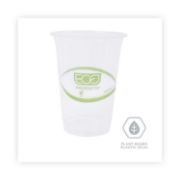 Picture of Eco-Products® GreenStripe Renewable/Compostable Cold Cups Conv Pack, 16oz, 50/PK, 10 PK/CT