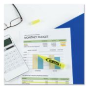 Picture of Avery® HI-LITER Desk-Style Highlighter, Chisel Tip, Fluorescent Yellow Ink, Dozen