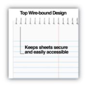 Picture of Steno Book, Gregg Rule, 6 x 9, White, 80 Sheets