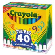 Picture of Crayola® Washable Markers, Broad Point, Assorted Classic Colors, 40/Set