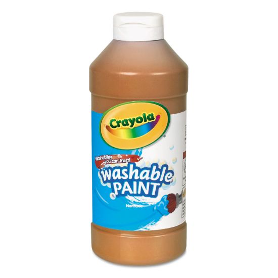 Picture of Crayola® Washable Paint, Brown, 16 oz