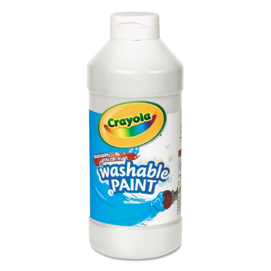 Picture of Crayola® Washable Paint, White, 16 oz