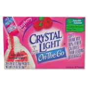 Picture of Crystal Light® Flavored Drink Mix, Raspberry Ice, 30 .08oz Packets/Box