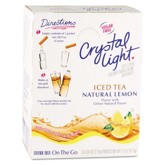 Picture of Crystal Light® On the Go, Iced Tea, .16oz Packets, 30/Box
