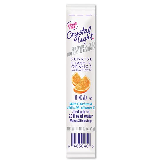 Picture of Crystal Light® On the Go, Sunrise Orange, .16oz Packets, 30/Box