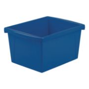 Picture of Storex Storage Bins, 10 x 12 5/8 x 7 3/4, 4 Gallon, Assorted Color, Plastic
