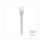 Picture of Eco-Products® Plantware Renewable & Compostable Fork - 6", 50/PK, 20 PK/CT