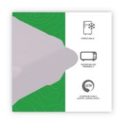 Picture of Eco-Products® Renewable & Compostable Sugarcane Clamshells - 9" x 9" x 3", 50/PK, 4 PK/CT