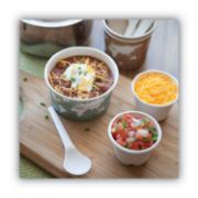 Picture of Eco-Products® World Art Renewable & Compostable Food Container - 12oz., 25/PK, 20 PK/CT