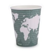 Picture of Eco-Products® World Art Renewable & Compostable Insulated Hot Cups - 12oz., 40/PK, 15 PK/CT