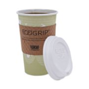 Picture of Eco-Products® World Art Renewable/Compostable Hot Cups, 16 oz, Moss, 50/Pack