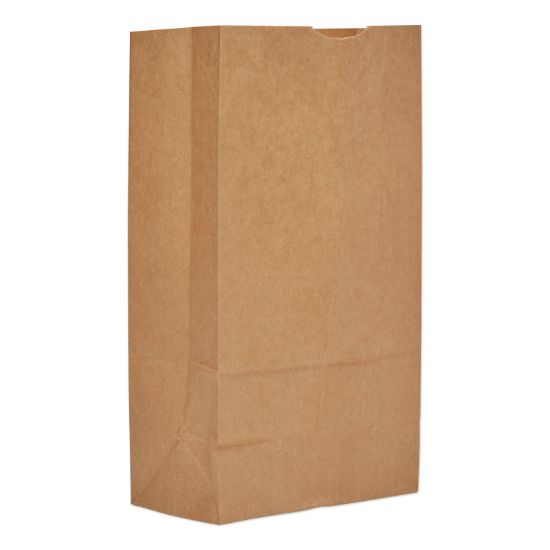 Picture of 12# Paper Bag, 57lb Kraft, Brown, 7 1/16 x 4 1/2 x 13 3/4, 500/Pack