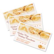 Picture of Avery® Linen Texture True Print Business Cards, Inkjet, 2 x 3 1/2, Linen White, 200/Pk