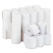 Picture of Single Ply Cash Register/POS Rolls, 3" x 150 ft., White, 50/Carton
