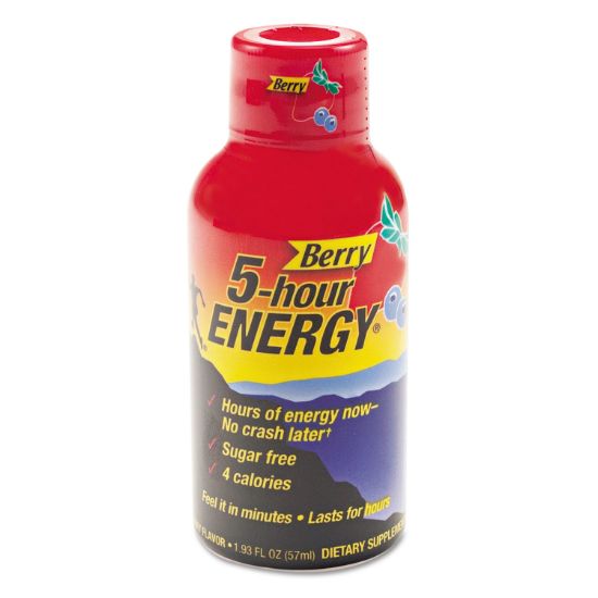 Picture of 5-hour ENERGY® Energy Drink, Berry, 1.93oz Bottle, 12/Pack