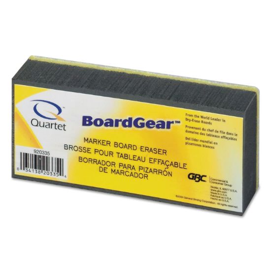 Picture of Quartet® BoardGear Dry Erase Board Eraser, Foam, 5w x 2 3/4d x 1 3/8h