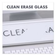 Picture of Quartet® Glass Dry Erase Desktop Computer Pad, 18 x 6, White