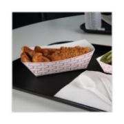 Picture of Boardwalk® Paper Food Baskets, 5lb Capacity, Red/White, 500/Carton