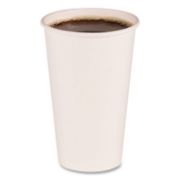 Picture of Boardwalk® Paper Hot Cups, 16 oz, White, 1000/Carton