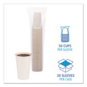 Picture of Boardwalk® Paper Hot Cups, 16 oz, White, 1000/Carton