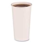 Picture of Boardwalk® Paper Hot Cups, 20 oz, White, 600/Carton