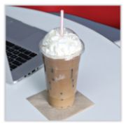 Picture of Boardwalk® PET Cold Cup Dome Lids, Fits 16-24 oz Plastic Cups, Clear, 2500/Carton