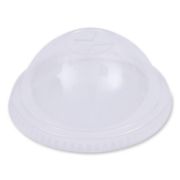 Picture of Boardwalk® PET Cold Cup Dome Lids, Fits 16-24 oz Plastic Cups, Clear, 2500/Carton
