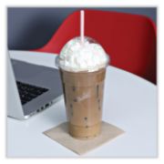 Picture of Boardwalk® PET Cold Cup Dome Lids, Fits 16-24 oz Plastic Cups, Clear, 2500/Carton