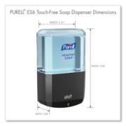 Picture of ES6 SOAP TOUCH-FREE DISPENSER, 1200 ML, 5.25" X 8.8" X 12.13", GRAPHITE