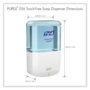 Picture of ES6 SOAP TOUCH-FREE DISPENSER, 1200 ML, 5.25" X 8.8" X 12.13", WHITE
