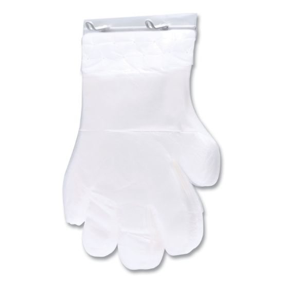 Picture of REDDI-TO-GO POLY GLOVES ON WICKET, ONE SIZE, CLEAR, 8,000/CARTON