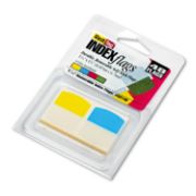 Picture of Redi-Tag® Write-On Self-Stick Index Tabs, 1 1/16 Inch, 4 Colors, 48/Pack