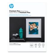 Picture of HP Premium Plus Photo Paper, 80 lbs., Glossy, 8-1/2 x 11, 50 Sheets/Pack