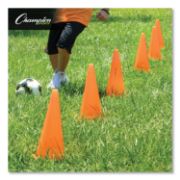 Picture of Champion Sports Hi-Visibility Vinyl Cones, 18" Tall, Orange