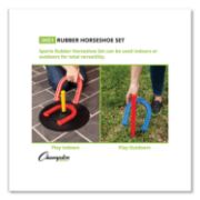 Picture of Champion Sports Indoor/Outdoor Rubber Horseshoe Set